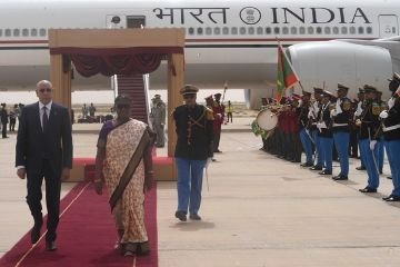 नई दिल्ली16अक्टूबर24*राष्ट्रपति द्रौपदी मुर्मू मॉरिटानिया पहुंचीं, उनका गर्मजोशी से स्वागत किया गया* नई दिल्ली16अक्टूबर24*राष्ट्रपति द्रौपदी मुर्मू मॉरिटानिया पहुंचीं, उनका गर्मजोशी से स्वागत किया गया*