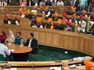 जम्मू कश्मीर22अक्टूबर24*जम्मू कश्मीर के सभी 12 राजपूत विधायक केसरिया पगड़ी पहन कर विधानसभा पहुंचे*