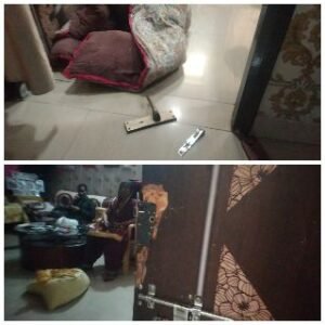 मथुरा26अक्टूबर24*पति ने महिला की गैर हाजरी में घर का ताला तोड़कर घर में घुसकर चोरी की।