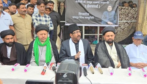 जयपुर28अक्टूबर24*शिया समुदाय ने जयपुर विधायक बालमुकुंद आचार्य पर कार्रवाई की मांग की*