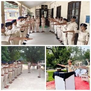 पूर्णिया31अक्टूबर24*राष्ट्रीय एकता दिवस के उपलक्ष्य में पुलिस केन्द्र पूर्णिया में शपथ दिलाई गयी।