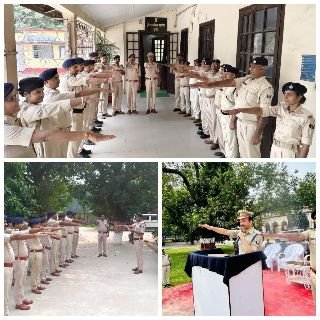 पूर्णिया31अक्टूबर24*राष्ट्रीय एकता दिवस के उपलक्ष्य में पुलिस केन्द्र पूर्णिया में शपथ दिलाई गयी।