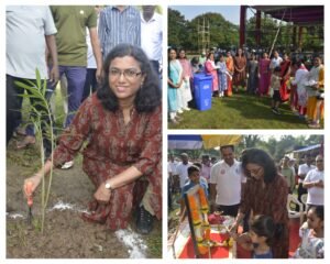 अनूपपुर 02 अक्टूबर 24"महात्मा गांधी जी की जयंती एवं स्वच्छता पखवाड़ा के अवसर पर आज बिलासपुर में वृक्षारोपण व श्रमदान कार्यक्रम का आयोजन किया गया"