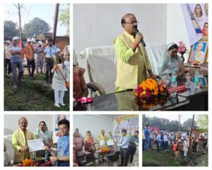 अनूपपुर 02 अक्टूबर 24*स्वच्छता ही सेवा पखवाड़े के समापन अवसर पर प्रदेश के कुटीर एवं ग्रामोद्योग राज्यमंत्री दिलीप जायसवाल ने बिजुरी में श्रमदान कर स्वच्छता का दिया संदेश