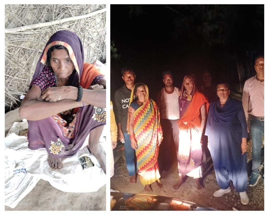 अनूपपुर 03 अक्टूबर 24*सामाजिक कार्यकर्ता एवं बाल विकास,पुलिस के सहयोग से कई दिनों से भटकी वृद्धा को पहुंचाया घर