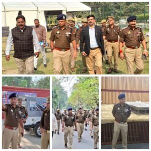 कानपुर नगर28नवम्बर24*उपराष्ट्रपति के आगमन की तैयारी का पुलिस आयुक्त ने निरीक्षण किया।