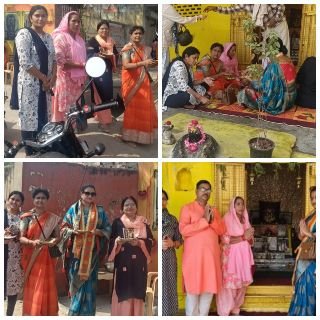 मथुरा2नवम्बर24*आज देश भर में सनातनियों ने गोवर्धन पूजा बड़े धूमधाम से मनाई