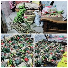 महाराजगंज सिवान05नवम्बर24*छट पूजा पर समिति द्वारा साड़ी के साथ साथ पूजा सामग्री भी वितरित की गई।