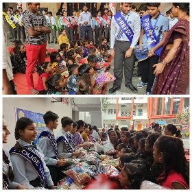 मिर्जापुर: 6नवम्बर 24 *मुस्कान लाने के लिए तत्पर डैफोडिल्स पब्लिक स्कूल व उसके छात्र*