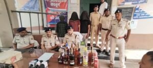 पूर्णिया बिहार06नवम्बर24*विदेशी मदिरा, हुंडई आई-20कार सहित 03 अभियुक्त गिरफ्तार।