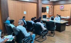 अनूपपुर08नवम्बर24*व्यापारिक सुगमता और औद्योगिक विकास की अपार संभावनाएं-कलेक्टर हर्षल पंचोली