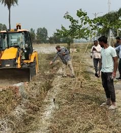 बाराबंकी09नवम्बर24*भू-माफियाओं पर चला बुलडोजर अतिक्रमण मुक्त हुई सरकारी जमीन