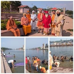 अनूपपुर11नवम्बर24*अमरकंटक संत मंडल के तत्वाधान में नर्मदा नदी रामघाट पर चला स्वच्छता अभियान अनूपपुर11नवम्बर24*अमरकंटक संत मंडल के तत्वाधान में नर्मदा नदी रामघाट पर चला स्वच्छता अभियान