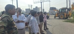 कानपुर नगर12नवम्ब24*कानपुर के पनकी मे चला केडीये का बुलडोजऱ*