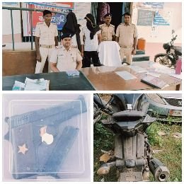 पूर्णिया बिहार 15 नवंबर 24*वाहन चेकिंग के दौरान दो सन्दिग्ध व्यक्ति यमाहा मोटरसाइकिल सहित गिरफ्तार।