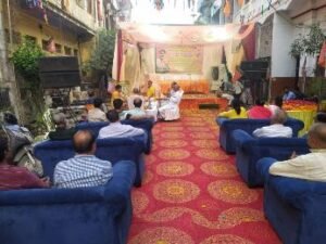 कानपुर नगर15नवम्बर24*सीसामऊ विधानसभा भाजपा प्रत्याशी सुरेश अवस्थी के विजय के लिए हनुमान चालीसा का पाठ