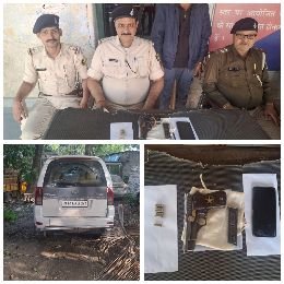 पूर्णिया बिहार 16 नवंबर24 *वाहन चेकिंग के दौरान एक टाटा सफारी,लोडिड पिस्टल सहित 01 युवक गिरफ्तार। पूर्णिया बिहार 16 नवंबर24 *वाहन चेकिंग के दौरान एक टाटा सफारी,लोडिड पिस्टल सहित 01 युवक गिरफ्तार।