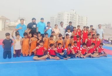 मथुरा19नवम्बर24*रामकली देवी सरस्वती बालिका विद्या मंदिर ,सीनियर सेकेंडरी स्कूल, वृंदावन की बालिकाओ ने जीता खो - खो में स्वर्ण पदक