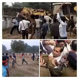 रीवा20नवम्बर24*मध्‍य प्रदेश के मऊगंज में धार्मिक स्थल पर अतिक्रमण को लेकर दो पक्षों में पथराव, चार घायल*