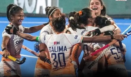 बिहार21नवम्बर24*एशियाई चैंपियंस ट्रॉफी 2024 के फाइनल मुकाबले में भारतीय महिला हॉकी टीम ने चीन को हराकर खिताब अपने नाम किया.*