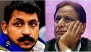 सीतापुर21नवम्बर24*सीतापुर जेल में आजम खान से मिले सांसद चंद्रशेखर*