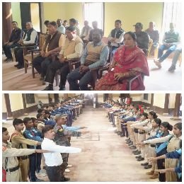 गाजीपुर26नवम्बर24*संविधान दिवस के शुभ अवसर पर बाबा साहब के चित्र पर पुष्पांजलि अर्पित की गई।