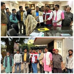 कानपुर नगर26नवम्बर24*मुख्य न्यायधीश को सम्बोधित ज्ञापन जिलाधिकारी कार्यालय ADM LA रिंकी जायसवाल जी को सौंपा ज्ञापन