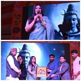 बाराबंकी29नवम्बर24*महादेवा महोत्सव: स्वाती मिश्रा के गीतों से तालियों की गड़गड़ाहट से गूंज उठा संस्कृतिक पंडाल...*