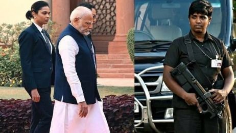 नई दिल्ली28नवम्बर24*पहली बार पीएम मोदी के सुरक्षा घेरे में दिखी महिला? वायरल हो रही SPG कमांडो की ये धाकड़ तस्वीर
