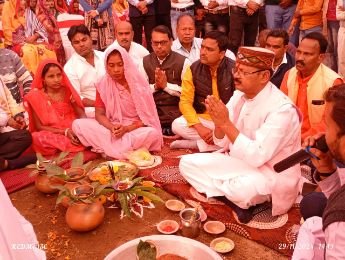 अनूपपुर29नवम्बर24*क्षेत्र के विकास कार्यों के लिए हर सम्भव प्रयास किए जाएंगे-कुटीर एवं ग्रामोद्योग मंत्री दिलीप जायसवाल