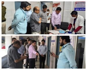 अनूपपुर 06 नवंबर 24*कलेक्टर हर्षल पंचोली ने सामुदायिक स्वास्थ्य केंद्र जैतहरी का किया औचक निरीक्षण
