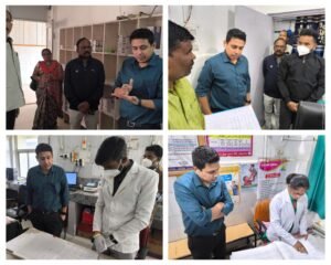 अनूपपुर 08 नवंबर 24*कलेक्टर हर्षल पंचोली ने सामुदायिक स्वास्थ्य केंद्र पुष्पराजगढ़ का किया औचक निरीक्षण