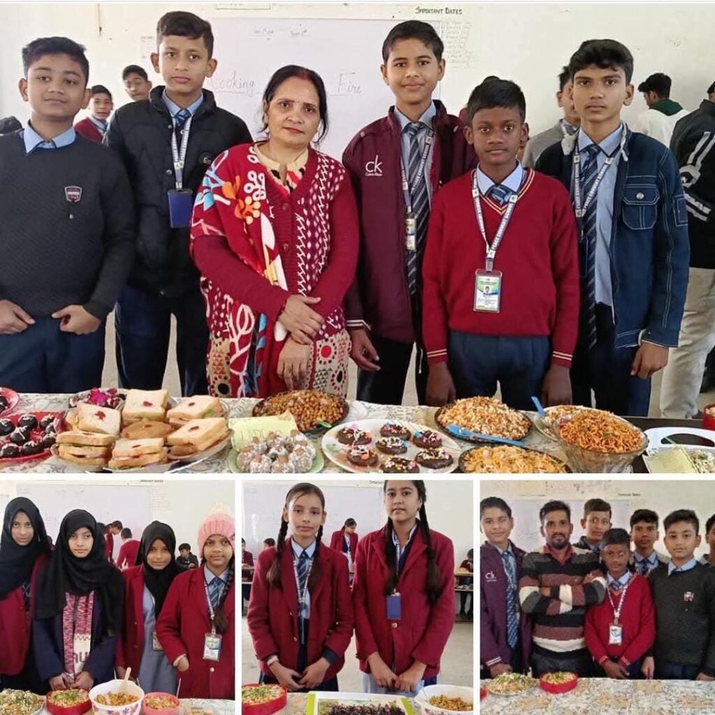 अयोध्या20दिसम्बर24*बिना आग का उपयोग किए बच्चों ने बनाए विभिन्न प्रकार के स्वादिष्ट व्यंजन