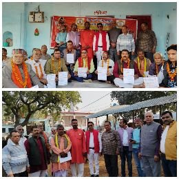 औरैया1दिसम्बर24*दिबियापुर औरैयाअखिल भारतीय ब्राह्मण एकता परिषद औरैया की मासिक बैठक संपन्न,