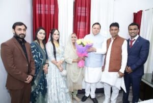 नांगल2दिसम्बर24*वैवाहिक कार्यक्रम मे शामिल हुए उत्तराखंड के मुख्यमन्त्री पुष्कर धीमी, दिया दूल्हा-दुल्हन को आशीर्वाद...*_