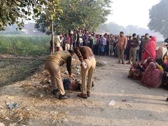 कानपुर नगर3दिसम्बर24* थाना बिधनू इलाके के कठुई गांव में किसान का शव मिलने के सम्बन्ध में*