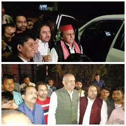 कानपुर नगर05दिसम्बर24*सपा के राष्ट्रीय अध्यक्ष एवम पूर्व मुख्यमंत्री अखिलेश यादव कानपुर पहुँचे।