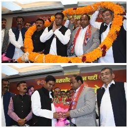 पूर्णिया बिहार 7 दिसंबर 24*समाजसेवी और व्यवसायी संजीव मिश्रा ने थामा वीआईपी का दामन