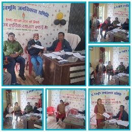 देहरादून08दिसम्बर24*श्री देव भूमि जन विकास समिति द्वारा आज नगर निगम मतदाता पत्र बनाने के लिए कैम्प लगाया,