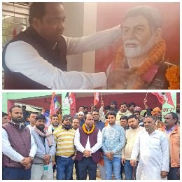 पूर्णिया बिहार9दिसंबर*वीआईपी नेता संजीव मिश्रा का हुआ आवामी खैर मकदम, लोगों ने किया पुरजोर इस्तकबाल।