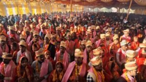 बाराबंकी10दिसम्बर24*सामूहिक वैवाहिक योजना में परिणय सूत्र में बंधे 206 जोड़े