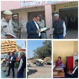 मिर्जापुर:12दिसम्बर24*धान खरीद केंद्र का किया औचक निरीक्षण*