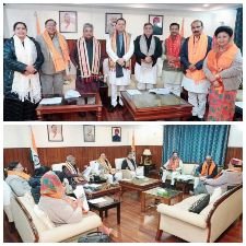 उत्तराखंड15दिसम्बर24*सीएम धामी ने सांसदों संग बनाई निकाय चुनाव जितने की रणनीति,