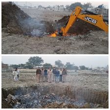 मथुरा 14 दिसंबर 2024*कोसीकला पुलिस द्वारा लाखों रुपए की अंग्रेजी एवं देसी शराब को किया गया नष्ट