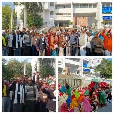 लखनऊ17दिसम्बर24*भारतीय किसान यूनियन ने LDA का किया घेराव।