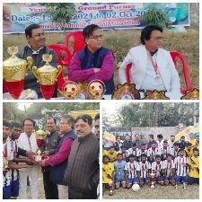 पूर्णिया बिहार17दिसंबर24*कसवा फुटबॉल क्लब जिला फुटबॉल लीग फायनल कप जीता।