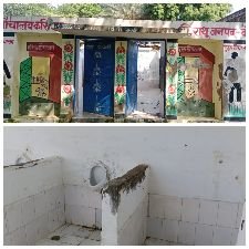 कौशांबी17दिसम्बर24*ना टोटी ना पानी बंद सामुदायिक शौचालय में हो गया एक महीने में सवा लाख का भुगतान*