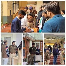 कानपुर नगर22दिसम्बर24*यूपीपीएससी द्वारा आयोजित परीक्षा केंद्रों का निरीक्षण किया गया