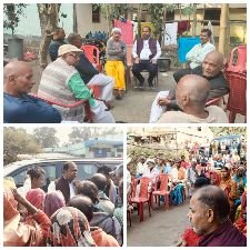 पूर्णिया बिहार 23 दिसंबर 24 बिहार के छातापुर विधानसभा क्षेत्र: शोक संवेदना और जनसंवाद कार्यक्रमों का आयोजन