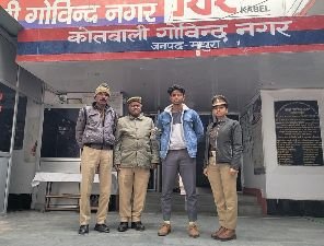 मथुरा 25 दिसंबर 2024*थाना गोविन्दनगर पुलिस द्वारा 01 अभियुक्त को मय 01 अदद नाजायज चाकू के किया गया गिरफ्तार।*